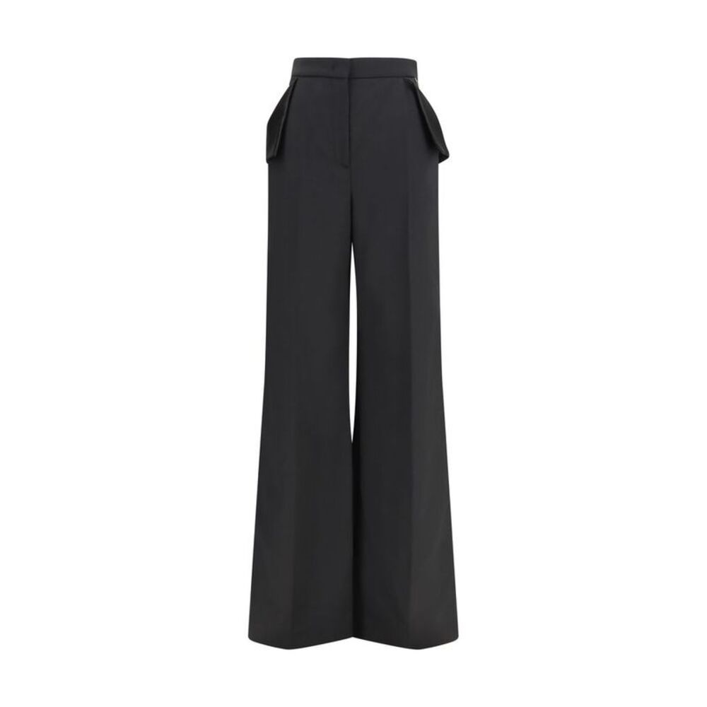 Nissa Black Recycled Polyester Women's Pants